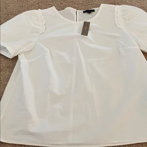 JCrew white blouse